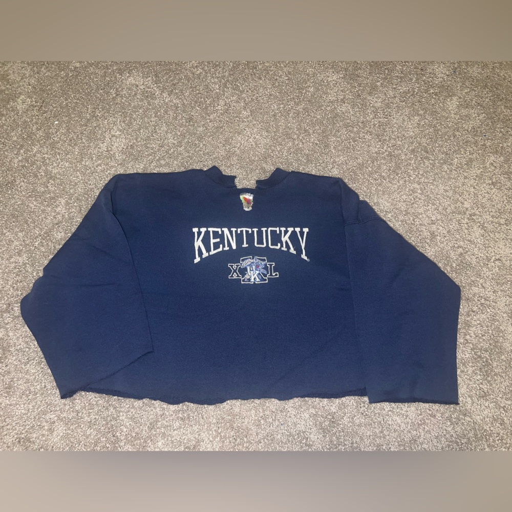 Vintage cropped Kentucky Wildcats crewneck